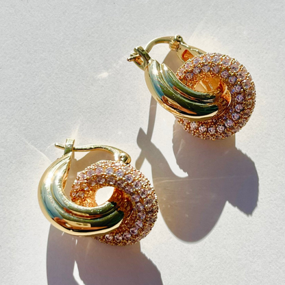 Brooklyn 18K Gold Earrings