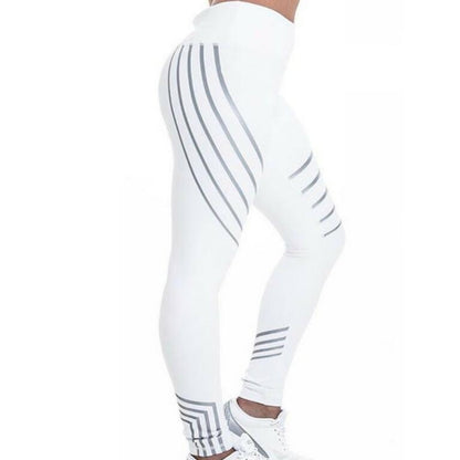 Women’s Line Print Yoga Leggings