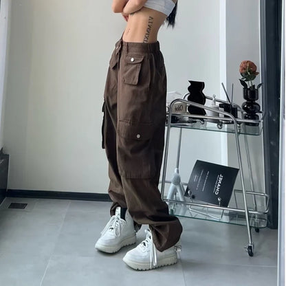 Women’s Vintage Brown Cargo Pants