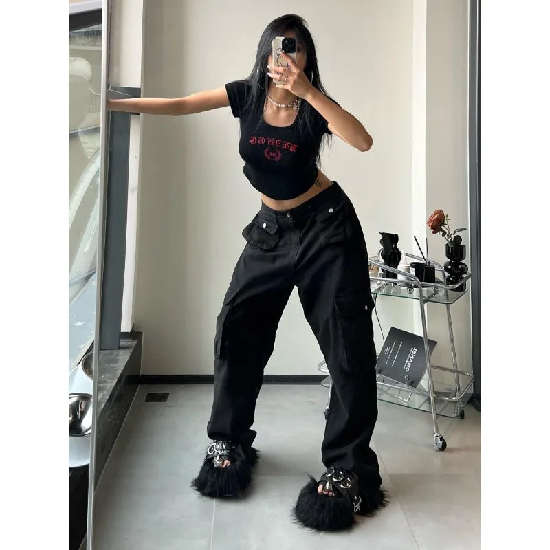 Women’s Vintage Brown Cargo Pants
