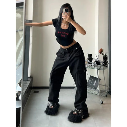 Women’s Vintage Brown Cargo Pants