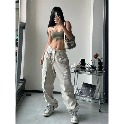 Women’s Vintage Brown Cargo Pants
