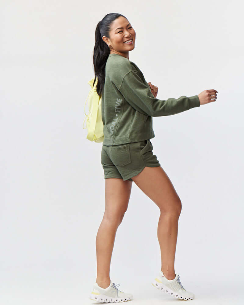 Freasy Garment-Dyed Crewneck Sweatshirt