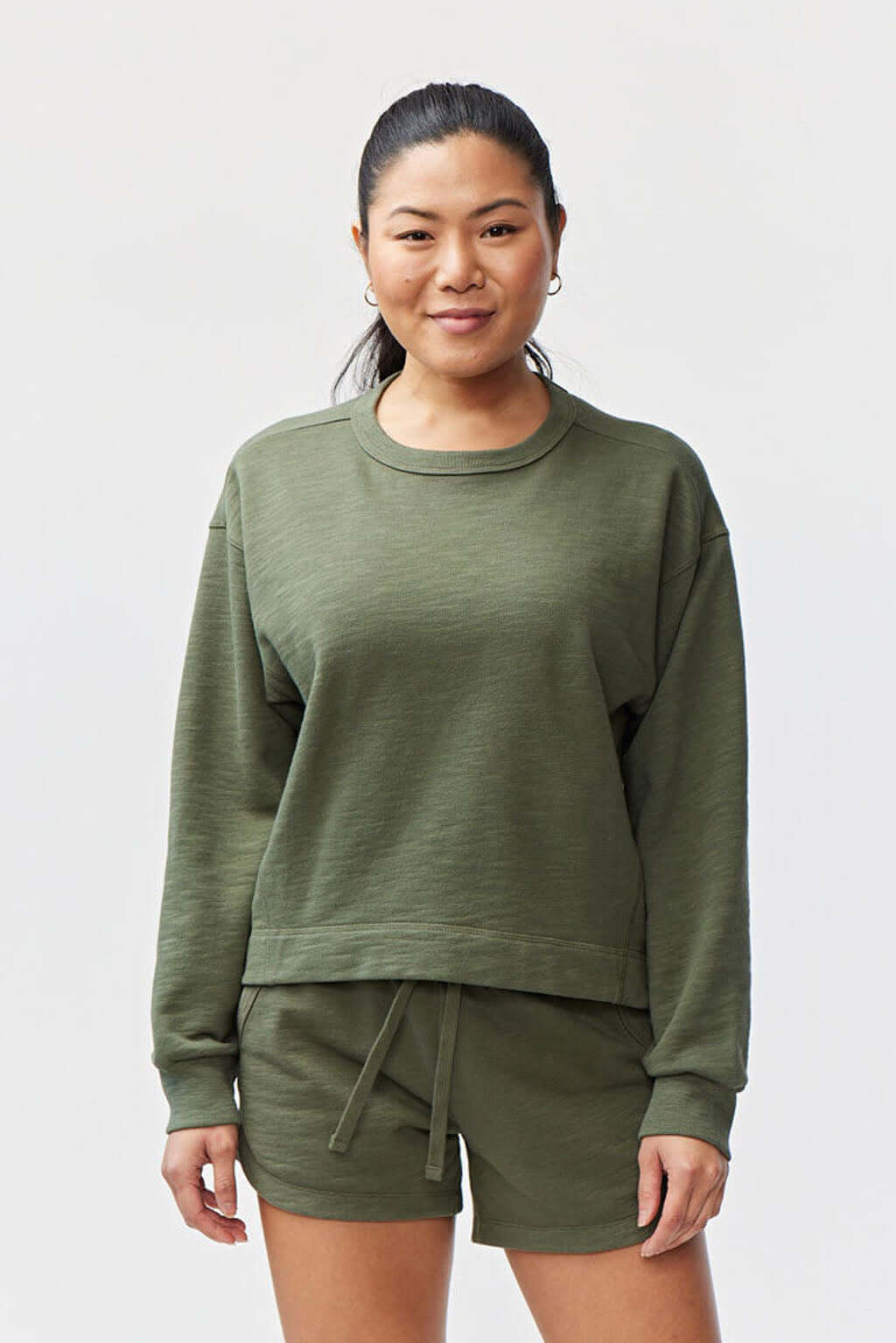 Freasy Garment-Dyed Crewneck Sweatshirt