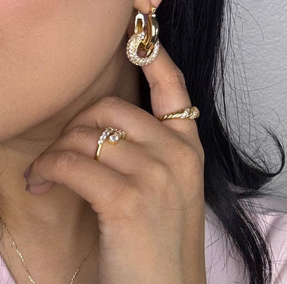 Brooklyn 18K Gold Earrings
