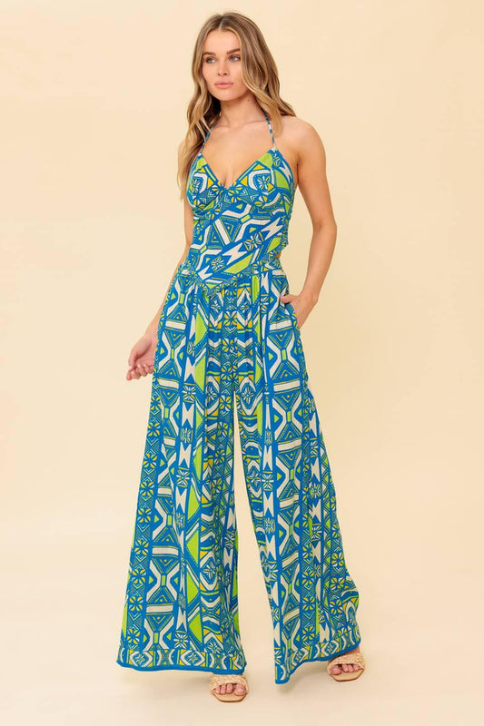 Stun Like Me Navy Woven Set