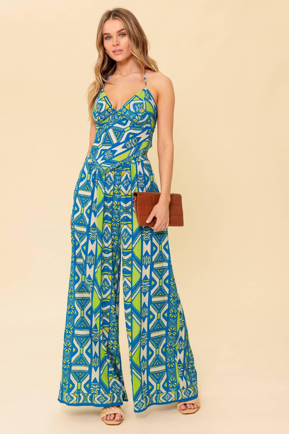 Stun Like Me Navy Woven Set