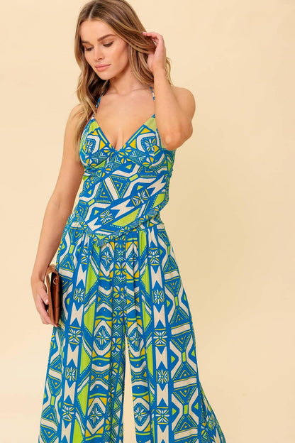 Stun Like Me Navy Woven Set