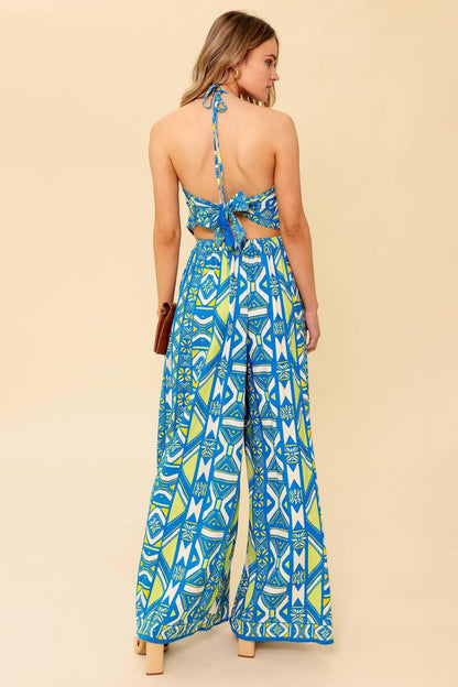 Stun Like Me Navy Woven Set