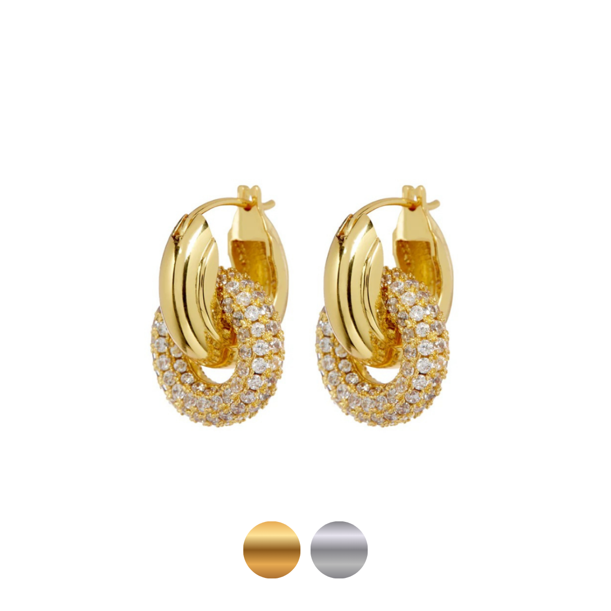 Brooklyn 18K Gold Earrings