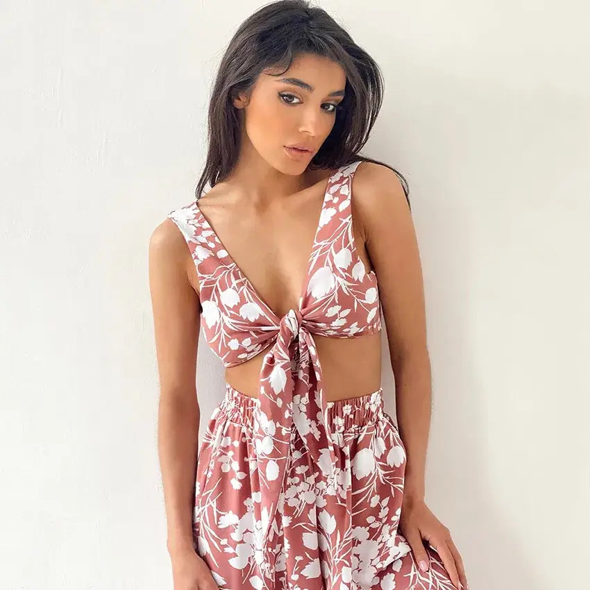 Women’s 3-Piece Floral Pajama Set