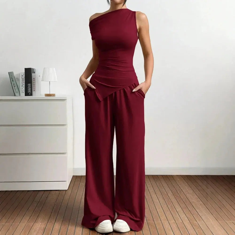 Women’s Asymmetrical Summer Jumpsuit