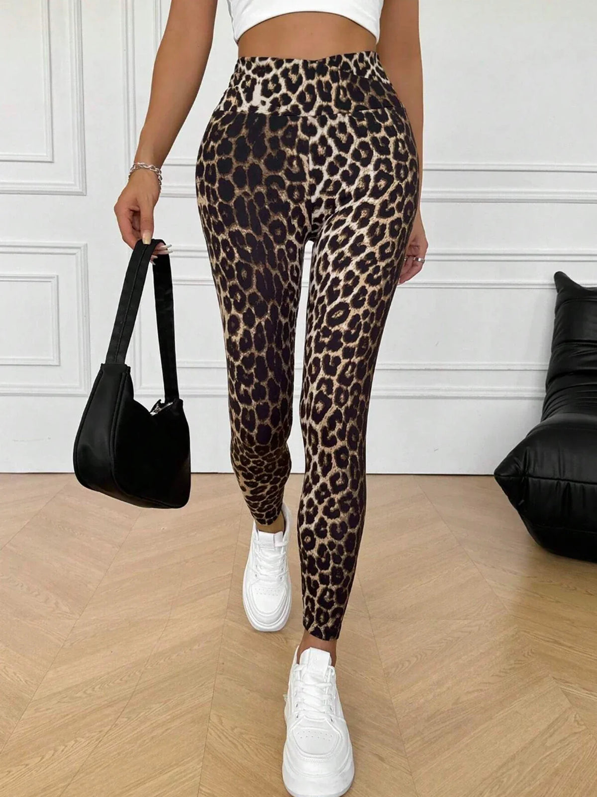 Women’s High-Waist Leopard Print Leggings