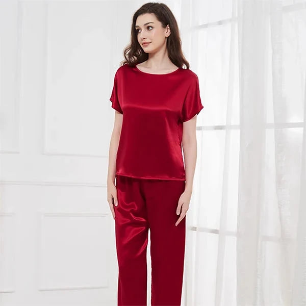 Women’s Mulberry Silk Capri Pajama Set