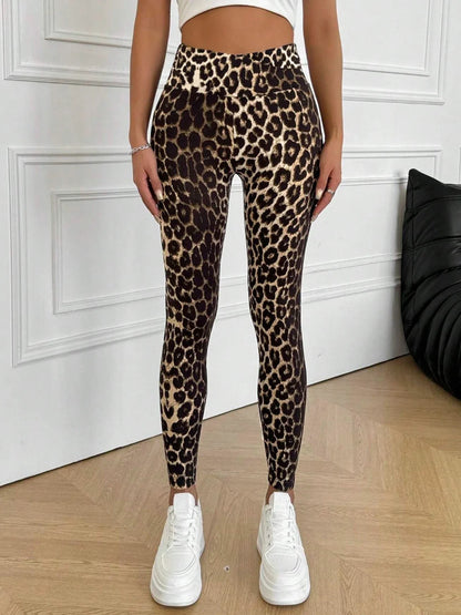 Women’s High-Waist Leopard Print Leggings