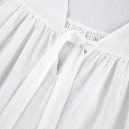 Women’s 2-Piece Cotton V-Neck Pajama Set for comfort