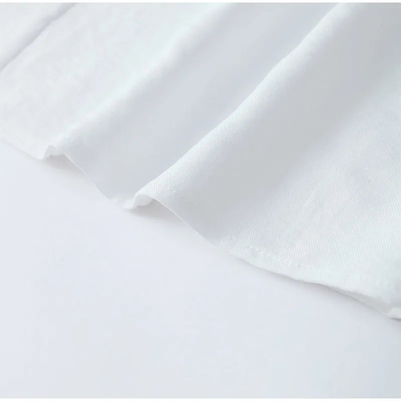 Women’s Cotton-Linen Ruffle Shorts Set