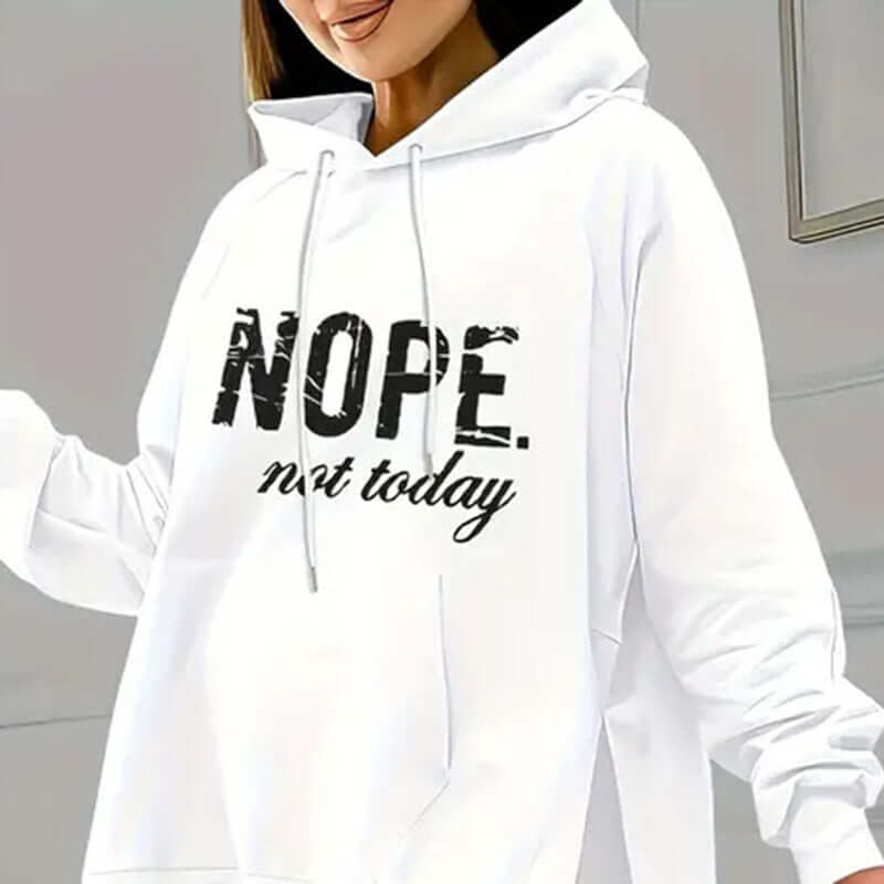 Women’s Letter Print Hoodie & Leggings Set