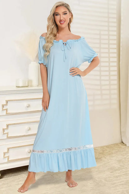 Lace Detail Lounge Dress
