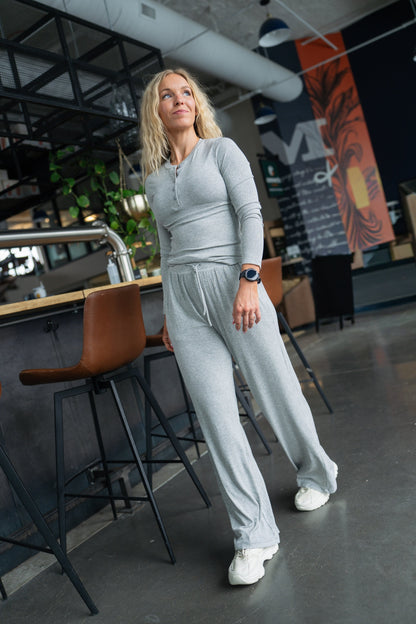 Women’s Silky Wide-Leg Lounge Pants
