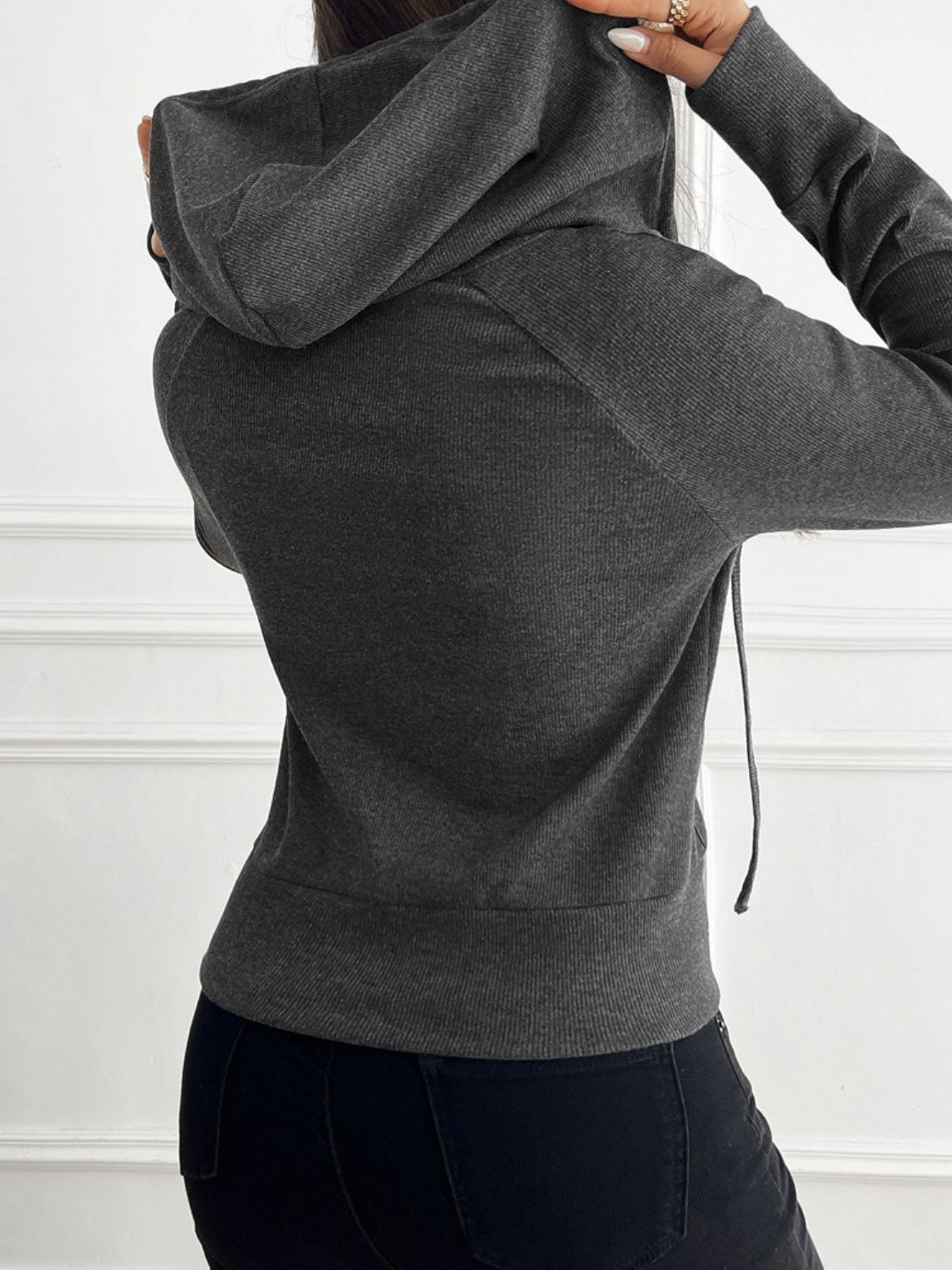 Devine Zip-Up Hooded Outerwear