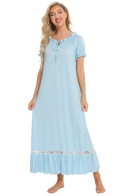 Lace Detail Lounge Dress