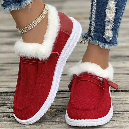 Cozy Plush-Lined Slip-On Flats