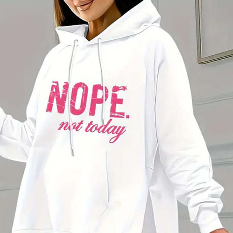 Women’s Letter Print Hoodie & Leggings Set