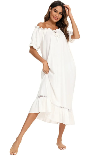 Lace Detail Lounge Dress