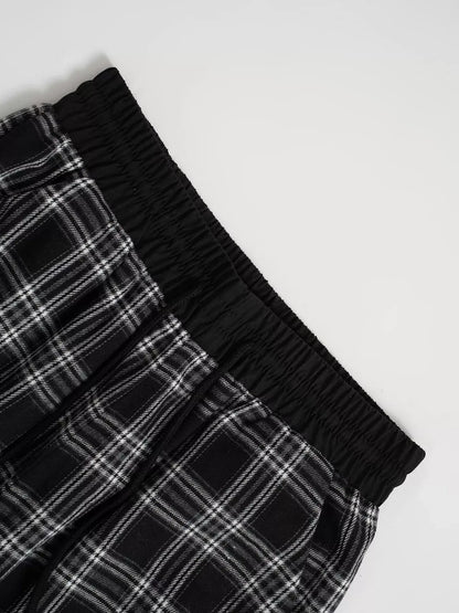Women's Relaxed Plaid Pants
