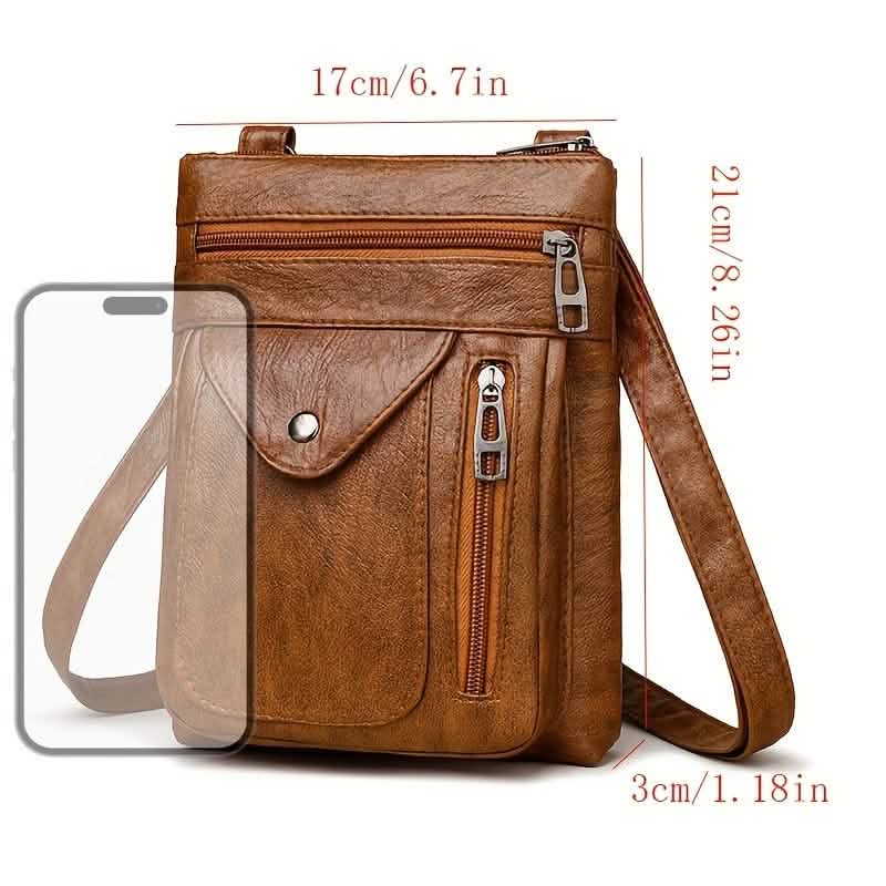 Women’s Vintage PVC Crossbody Bag