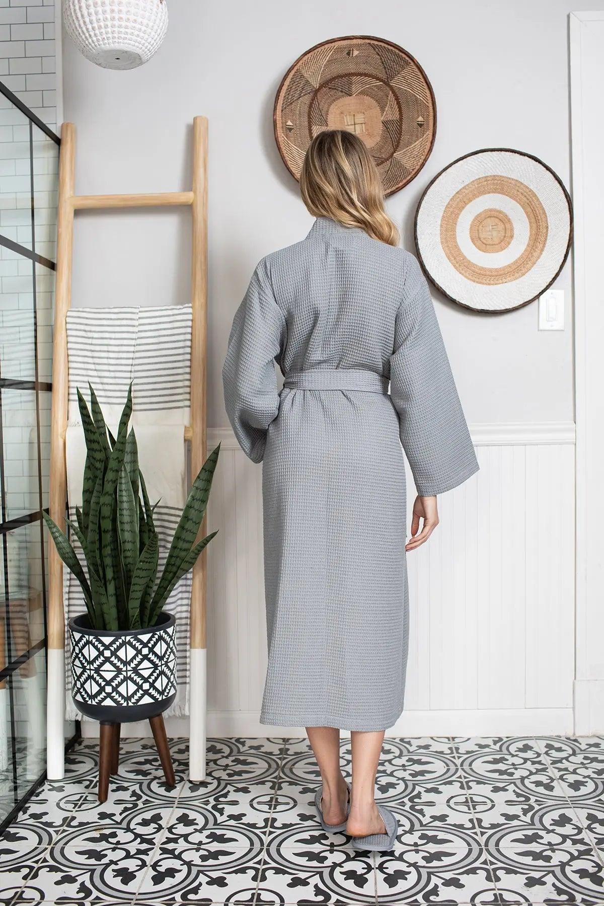 Waffle Weave Spa Robe