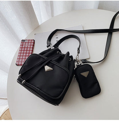Women’s Nylon Shoulder Tote Bag