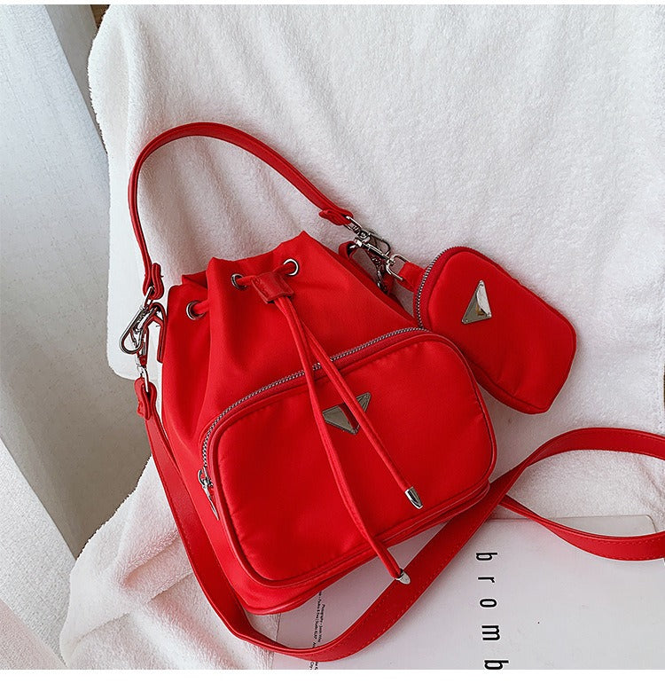 Women’s Nylon Shoulder Tote Bag