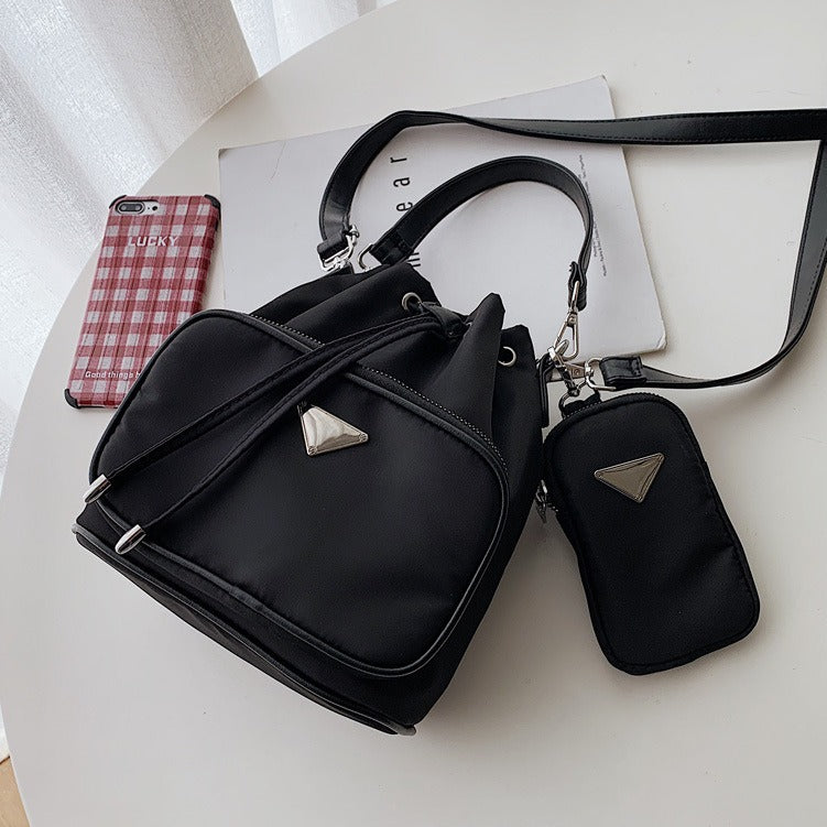 Women’s Nylon Shoulder Tote Bag