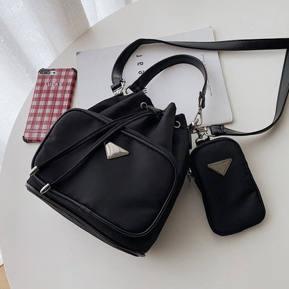 Women’s Nylon Shoulder Tote Bag