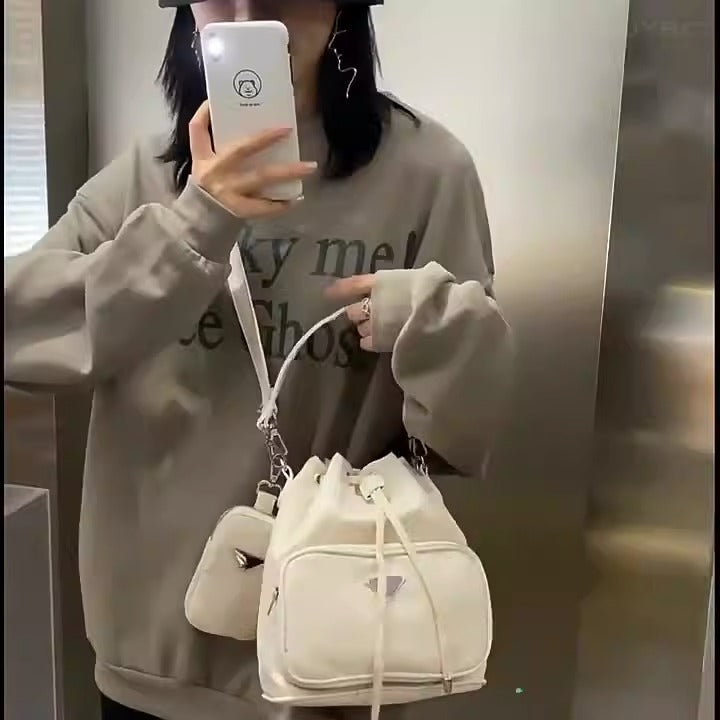 Women’s Nylon Shoulder Tote Bag