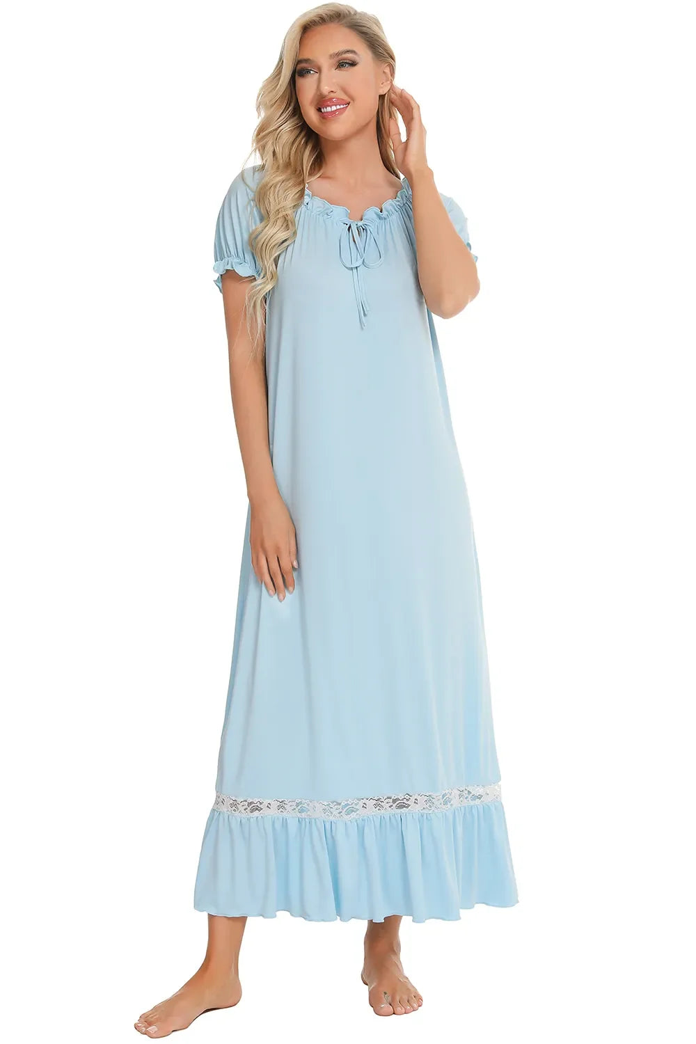Lace Detail Lounge Dress