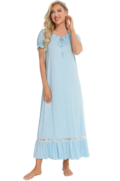 Lace Detail Lounge Dress