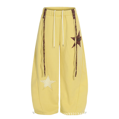 Women’s Starry Embroidered Fleece-Lined Pants
