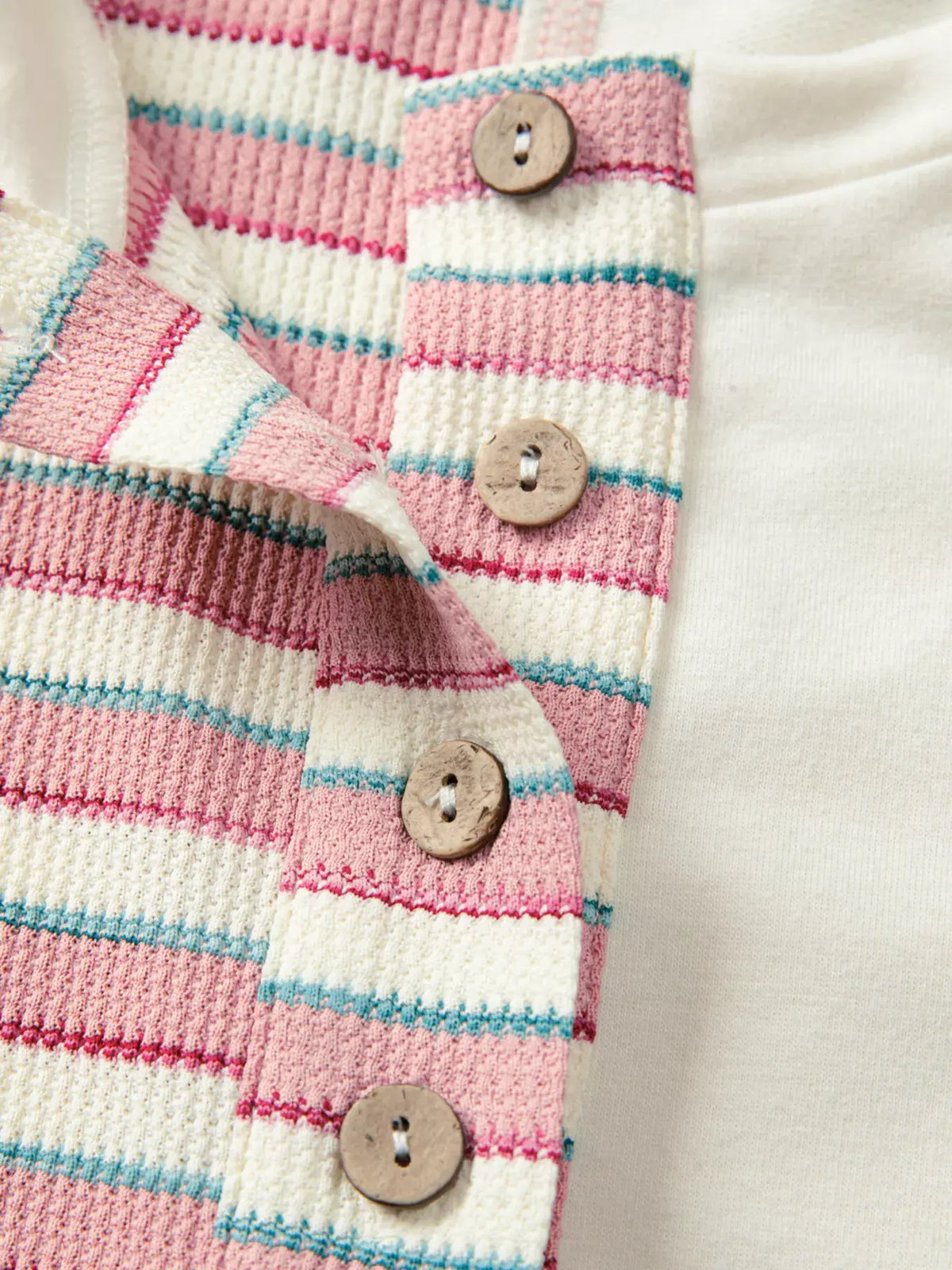 Stripe Color Block Patchwork Oversized Top