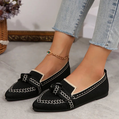 Women’s Bow Detail Flat Shoes