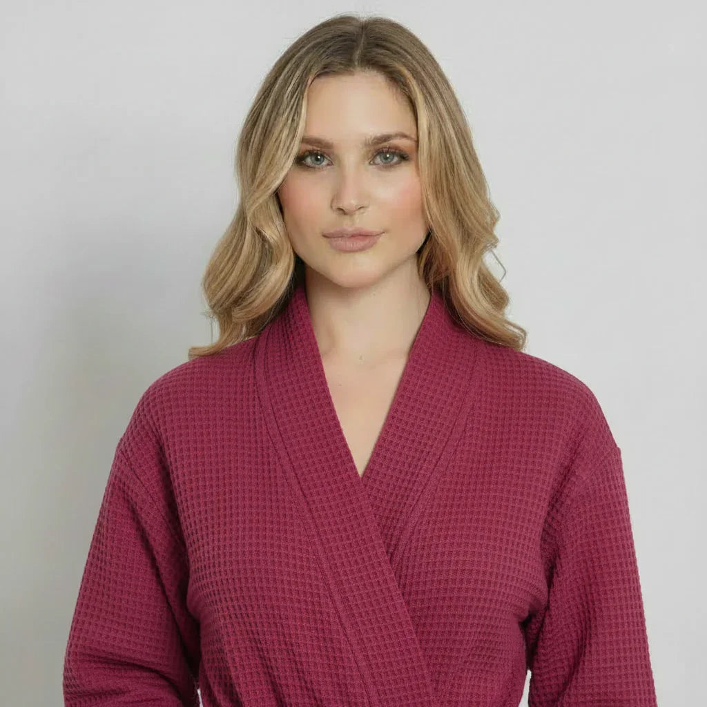 Waffle Weave Spa Robe