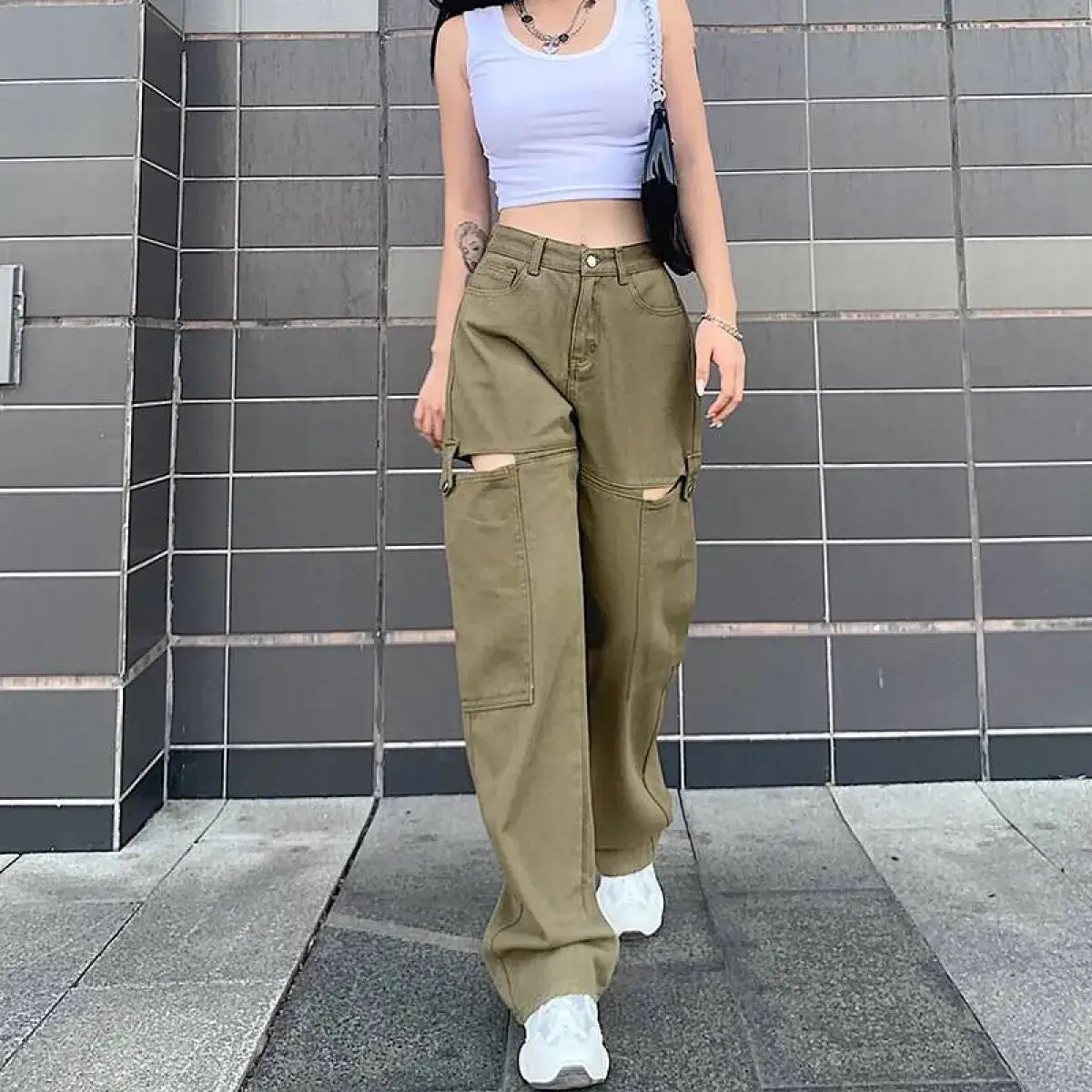 Women’s Street Fashion High-Waist Jeans