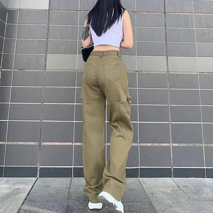 Women’s Street Fashion High-Waist Jeans