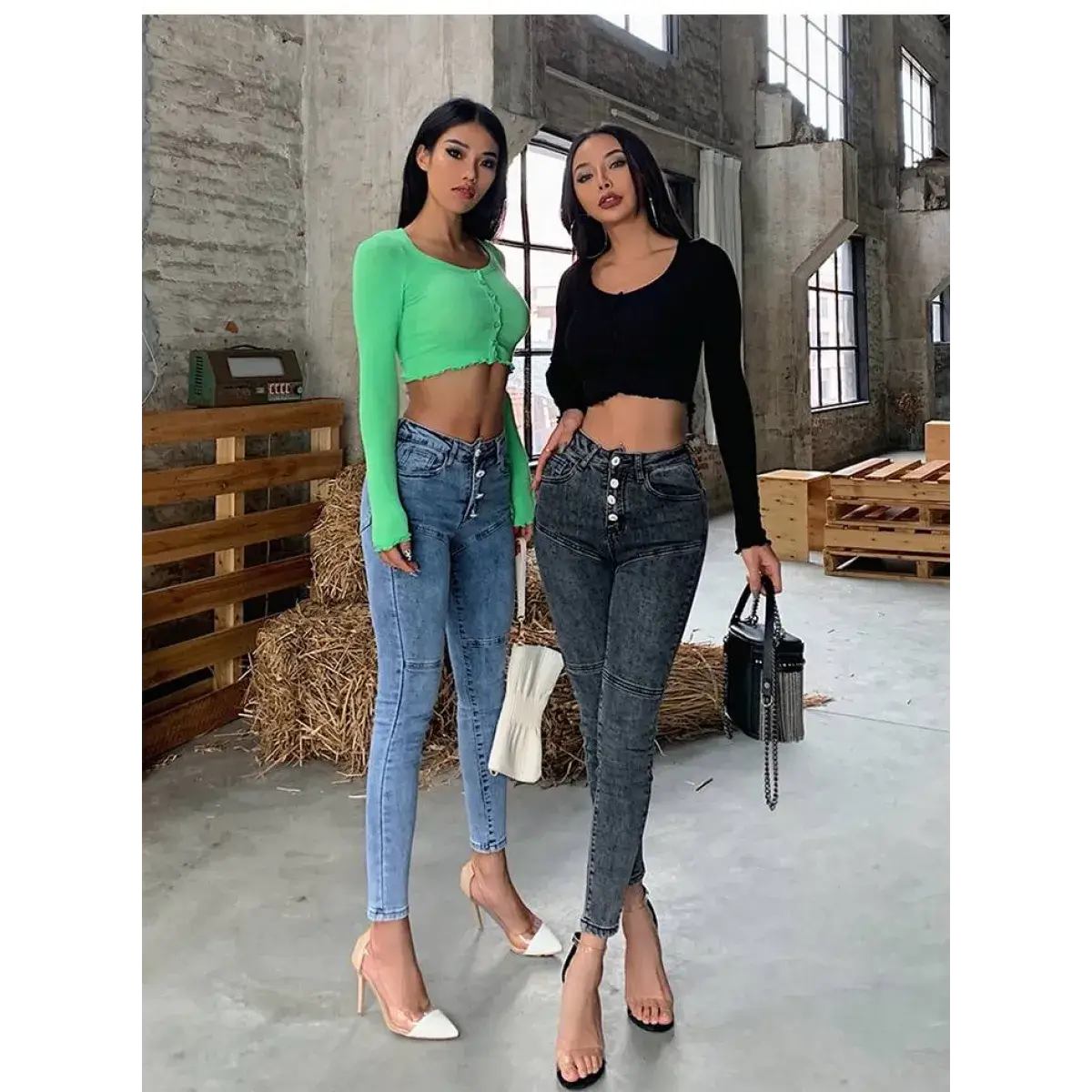 Women’s High-Waist Skinny Jeans