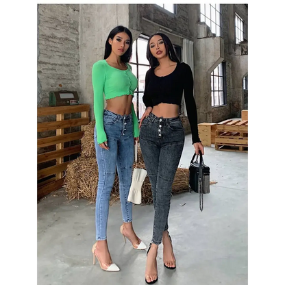 Women’s High-Waist Skinny Jeans