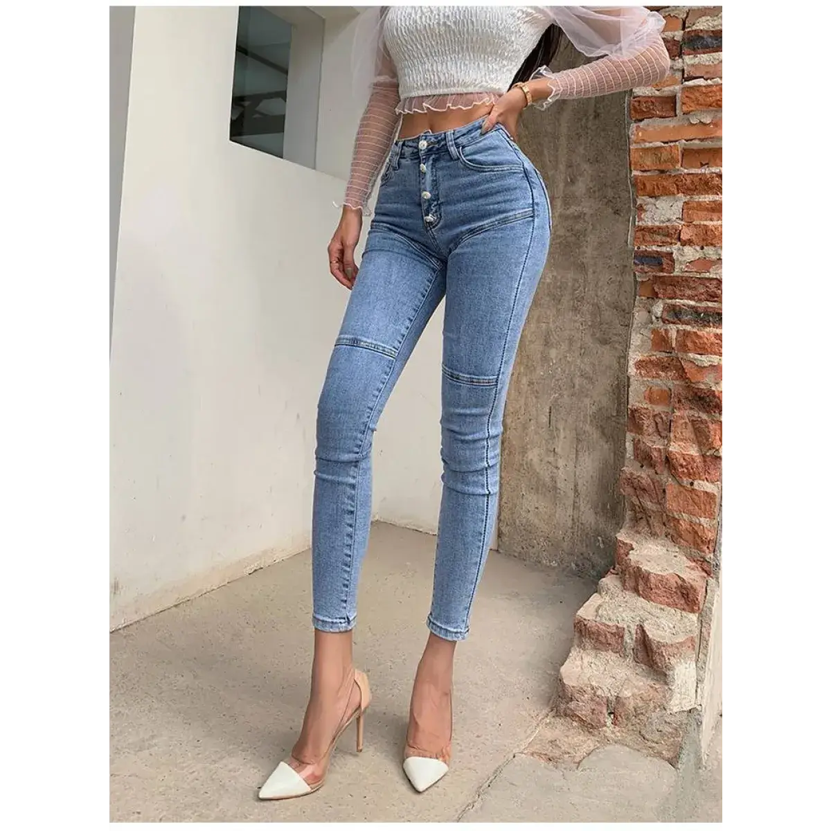 Women’s High-Waist Skinny Jeans