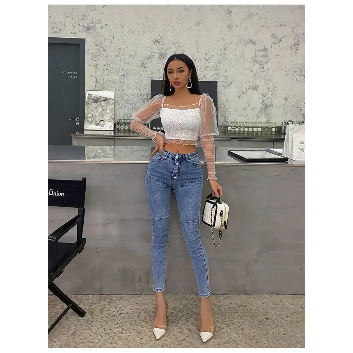 Women’s High-Waist Skinny Jeans