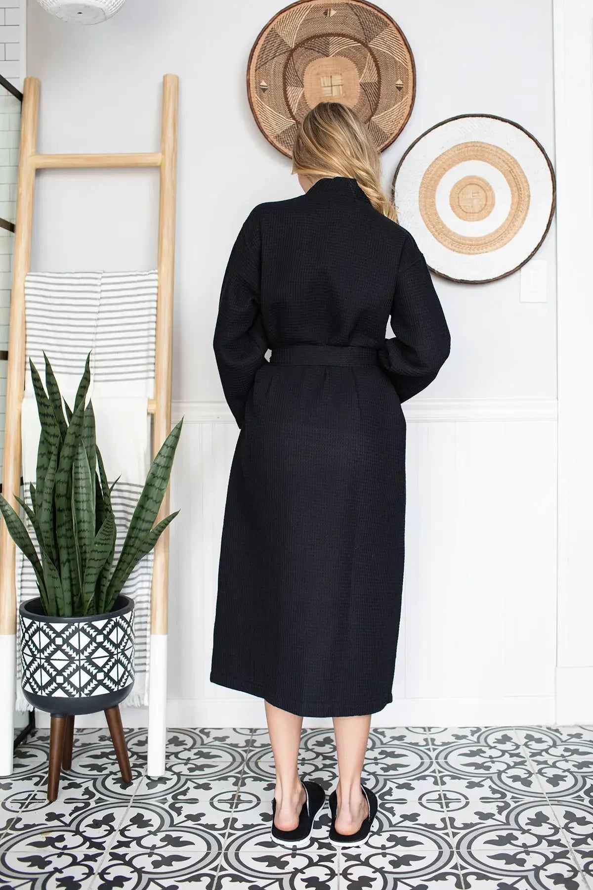 Waffle Weave Spa Robe